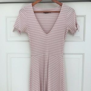 Abercrombie Pink & White Dress